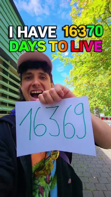 Why 16,369 Days? Read more 👇 Today's mission: tell random people they're beauti