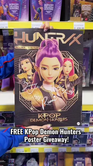 FREE KPop Demon Hunters Poster Giveaway! 🎉  Calling all KPop Demon Hunters fans