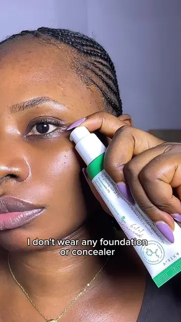 Not having to wear concealer or foundation anymore because the natural glow does
