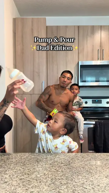 Trending song but make it a real milkshake 😂🍼 @Mason Muong #momoftiktok #reali
