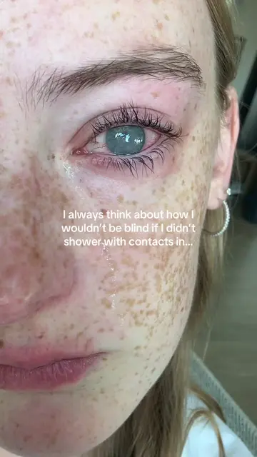 In case you were wondering how I went blind from showering… because I was wearin