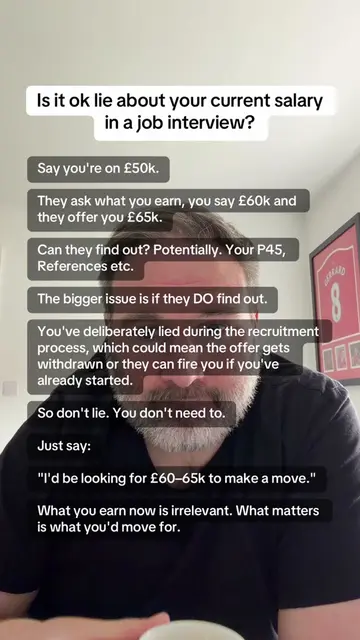 Is it ok lie about your current salary in a job interview?