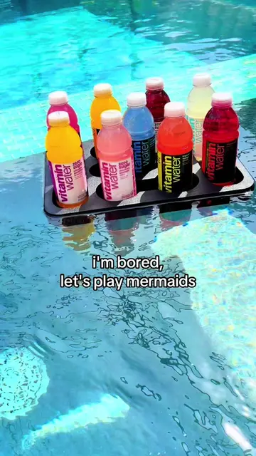 keeping my options open #vitaminwater #pool #mermaids 