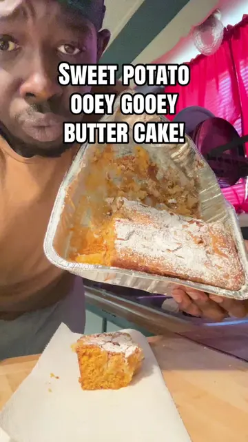 Sweet Potato Ooey Gooey Butter Cake!  100/10!!! Perfect for this coming fall! 🍂