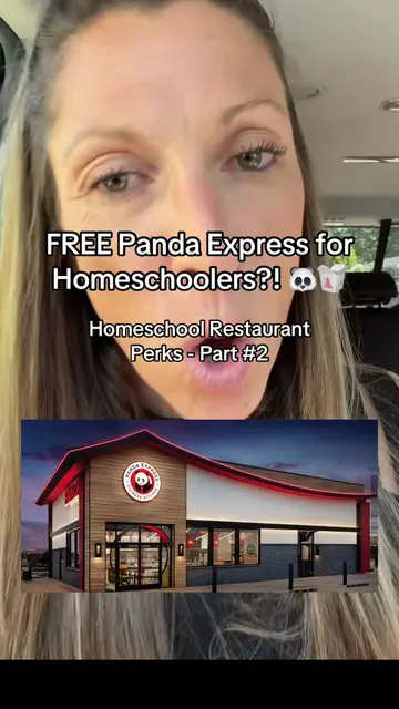 🐼 FREE @PandaExpressOfficial for homeschoolers?! YES PLEASE! 🥡❤️ If you’re a h