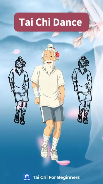 Easy Tai Chi Dance for seniors and beginners 👆More Tai Chi practice on my profi