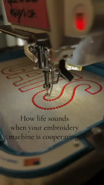 If you know, you know.  #embroidery #embroiderybusiness #embroiderytiktok 