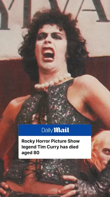 Actor Tim Curry, best known for playing Dr. Frank-N-Furter in The Rocky Horror P
