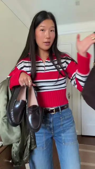 my pre-fall wardrobe wouldn’t be complete without @J.Crew 🤍 #ad #injcrew #tryon