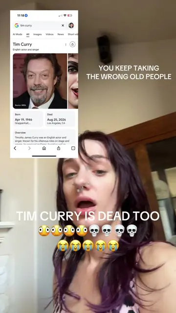 I already felt like shit, now it’s even worse  • #timcurry #dollyparton #celebri