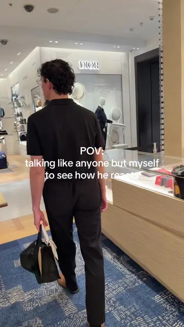 hahah he was so confused 😂🤍 you can shop his cute angelllboys bag as seen in t