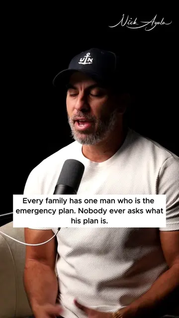 Every family has one man who is the emergency plan. Nobody ever asks what his pl