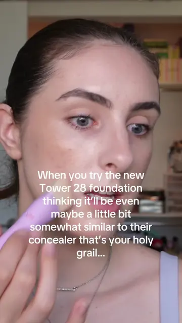 Full review up in an hour! But umm….yeah… #tower28 #tower28beauty #tower28founda