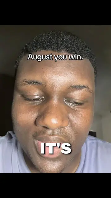 AUGUST!??? wow.