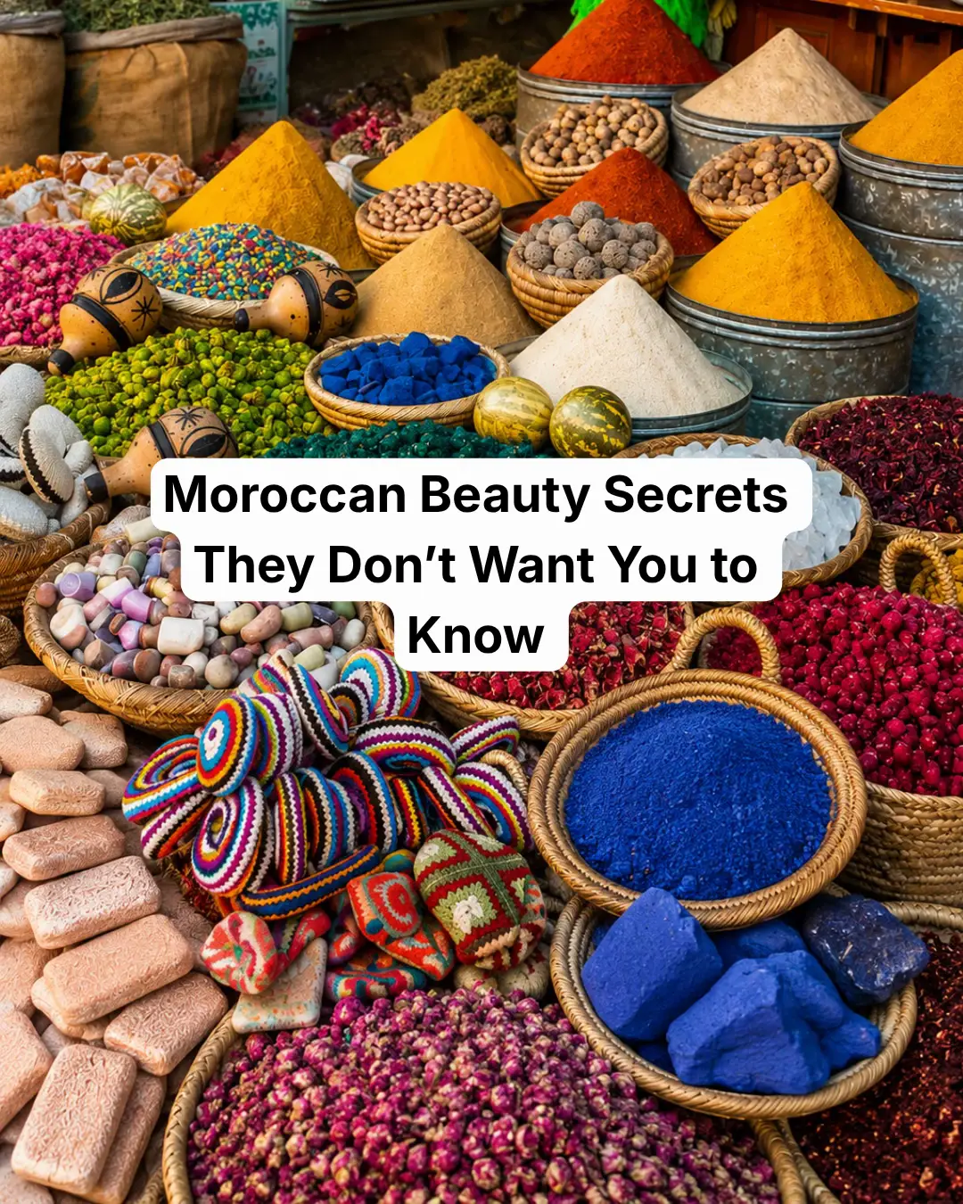 Moroccan beauty secrets I grew up thinking everyone knew 🇲🇦✨