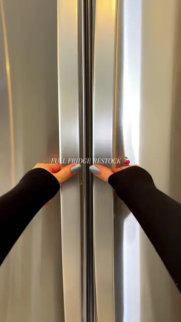 🍓 ASMR Full Fridge Restock 🍒 | Wait Until You See the Final Fridge 👀❄️ 🎧 — T