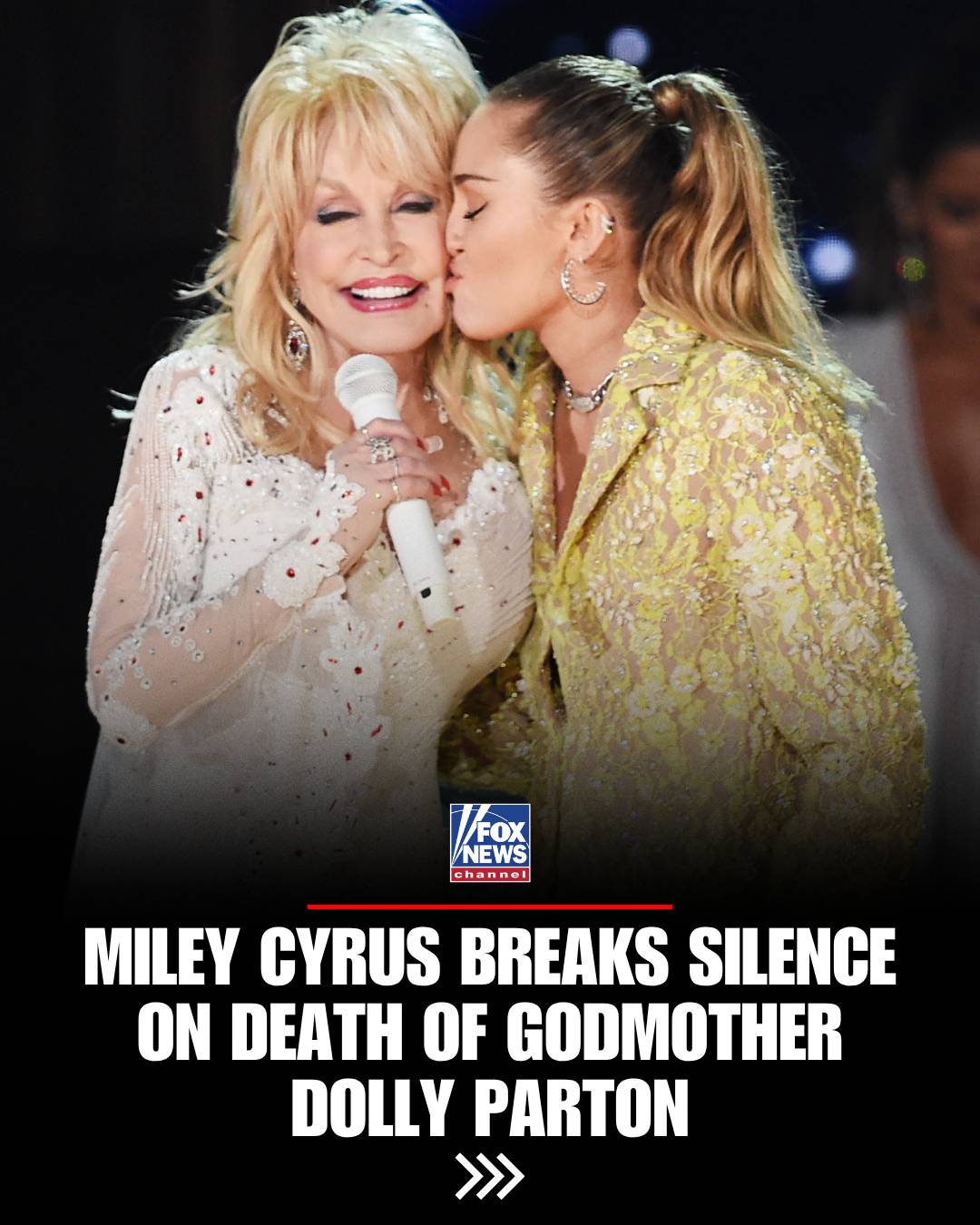Miley Cyrus is breaking her silence on the death of her beloved godmother, Dolly