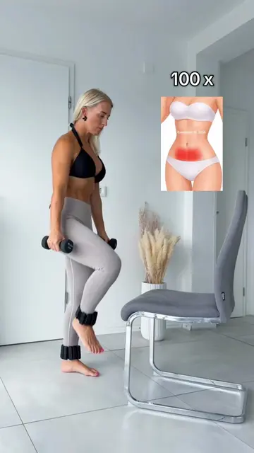 🔥 400 Reps Upper Body & Core Chair Challenge – Daily Edition! 🔥 by @emmaleni_f