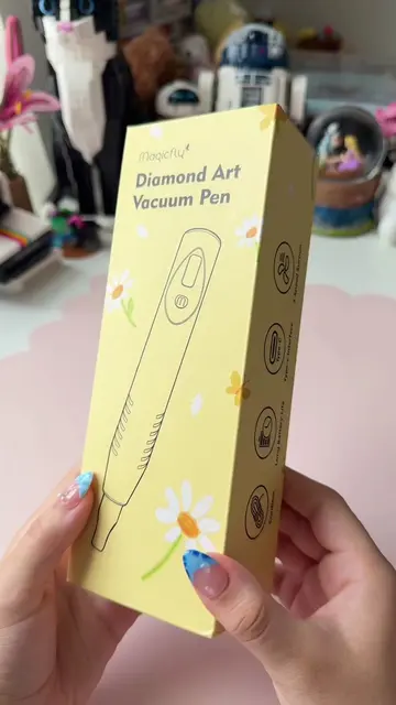 Magicfly Diamond Art Pen ✨Link in bio✨ Unboxing 💛 6H Long Lasting Electric Diam