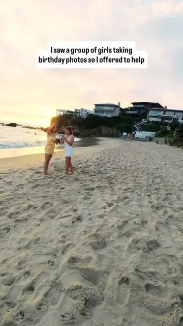 Just a small gift for a birthday 🥳 Saw a girl on Laguna Beach in California cel