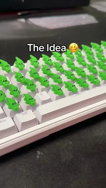 The Idea vs The Product 🐊 #toy #keyboard 