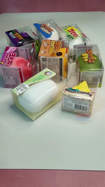 crunchy squishies from korea 🤪 #fypシ #crunchyasmr #squishycollection