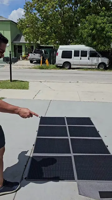 #panel #solar #portable #400watt #waterproof 