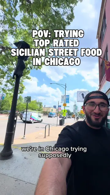 Tried a top rated Sicilian street food spot in Chicago 🤤🔥#l#localv#virale#expl