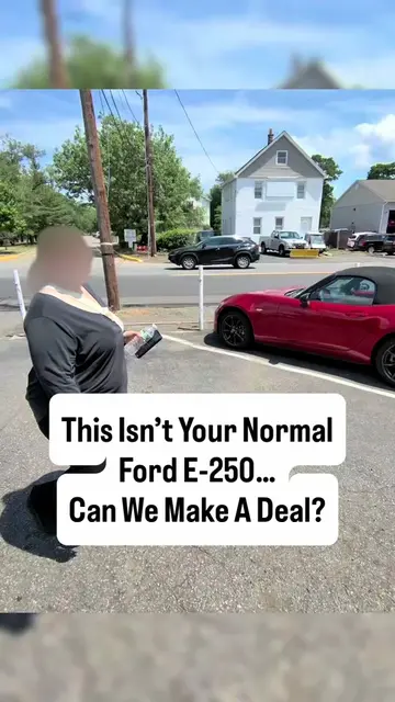 Definitely not your average Ford E-250. They checked it out, took it for a drive