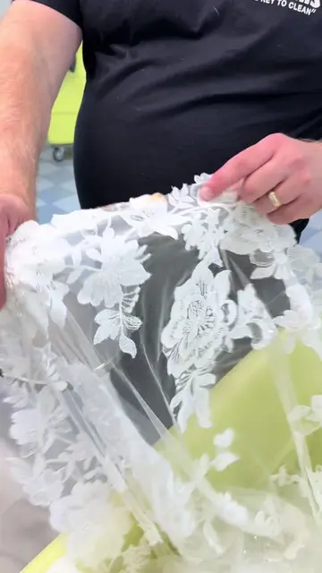 The Investigation of Stain Removal on a Wedding Dress! #stain #investigation #we