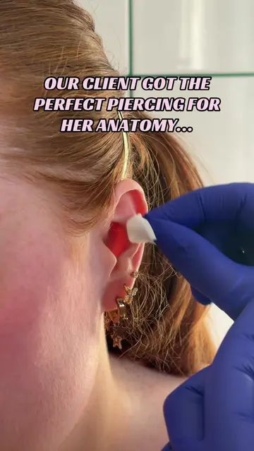 Do you have this piercing?!👀 This is one we don’t get to do often… Because not 