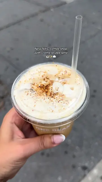 My new favorite coffee shop in NYC has a specialty menu with creme brulee, Oreo,