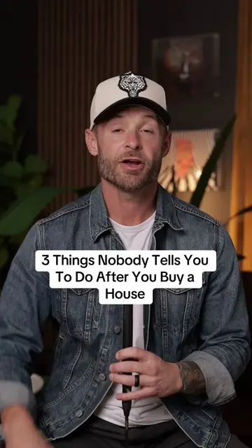 Do these 3 ridiculously easy things right after you buy a house and save this.  