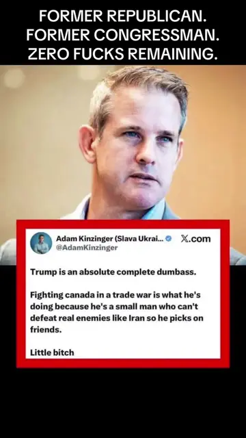 Adam Kinzinger apparently woke up on August 24 and decided diplomacy was somebod