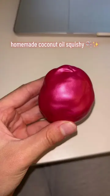 tutorial coming soon! 🫧🫧🫧 #coconutoilsquishy #edgecontrol #squishy #homemades