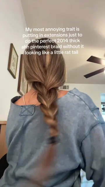 POV that one super thick inspo braid we were all obsessed with in 2014 #hairexte