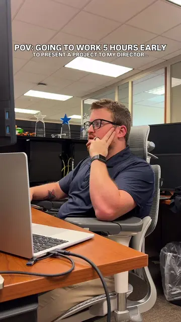 I went in EARLY today… #dayinthelife #9to5life #dataanalyst #earlymorning #dadli