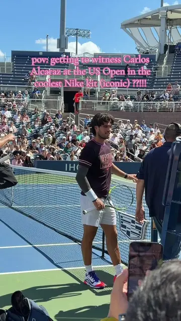 carlos alcaraz at the us open 2026 !!!! carlos alcaraz is BACK at the us open wi