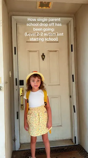 Other than drop offs being hard, she is doing SO WELL in school!! As soon as me 