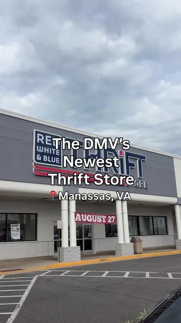 📍 @Red White & Blue Thrift: OFFICIALLY OPEN IN MANASSAS VIRGINIA!  Found soooo 