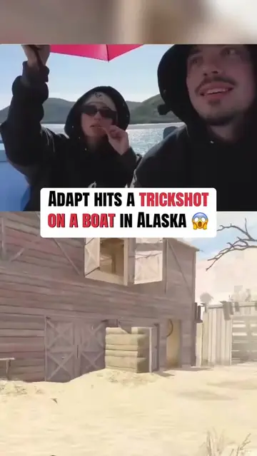 Bro really brought a full set up outside 😭 @Adapt #alaska #callofduty #tricksho