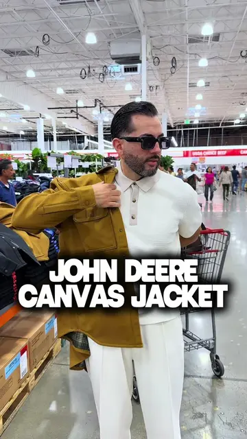 Costco has a John Deere Canvas Jacket, and this might be one of the best fall cl