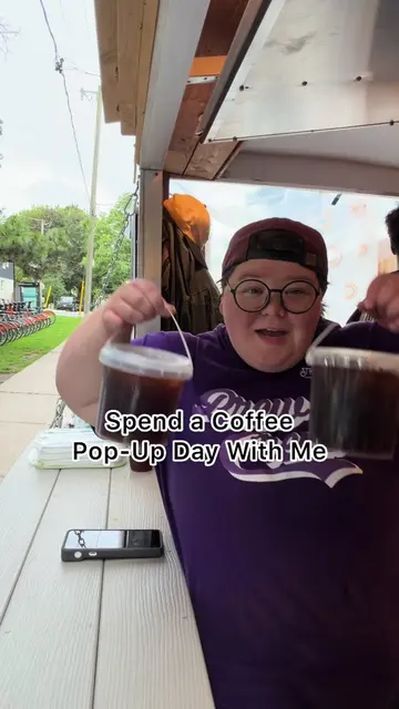 Spend a Sunday with me making coffee on my coffee trailer #smallbusinessowner #c