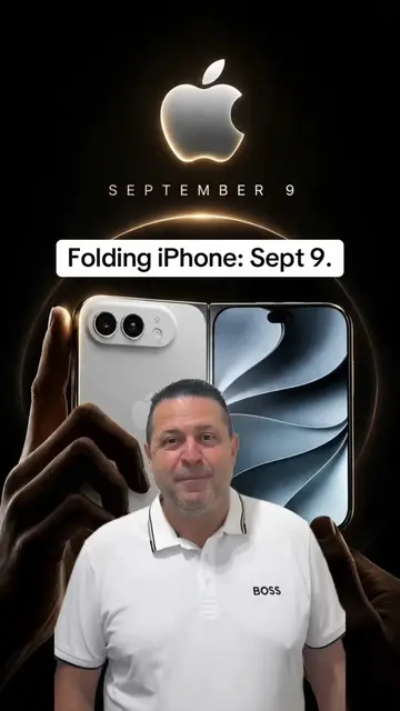 APPLE’S FIRST FOLDING IPHONE IS COMING SEPTEMBER 9 — AND IT COULD COST $2,000. A