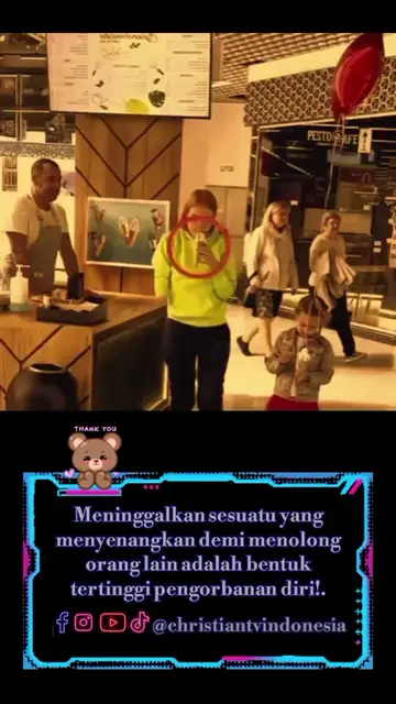 Meninggalkan sesuatu yang menyenangkan demi menolong orang lain adalah bentuk te