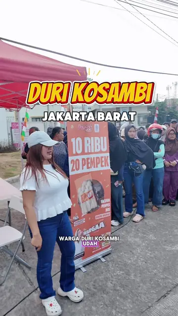 Warga Duri Kosambi, hari ini 27-29 Agustus lagi ada @Pempek seribu Blusukan loh 