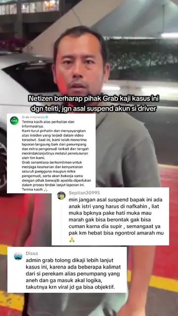 Membalas @stellakrisantia ramai netizen minta pihak grab tinjau kasus ini dgn te
