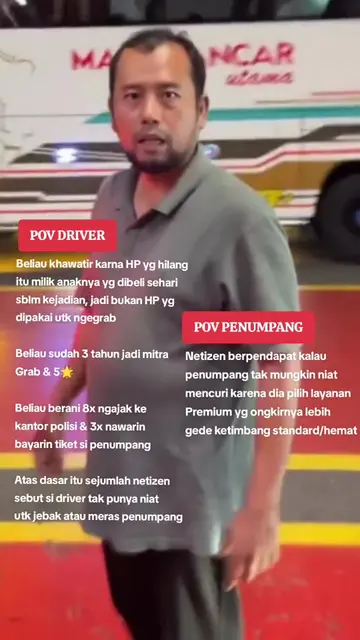 Membalas @putro838 ini POV driver dan penumpang. #driveronline #grabcarpremium #