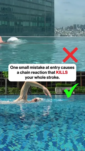 Overreaching is one of the most common mistakes in freestyle. And the worst part