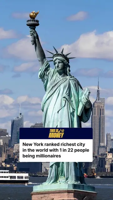 New York City has officially been named the wealthiest city in the world for the